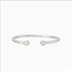 Silver Open End Mejuri Ring Size 7.5/8